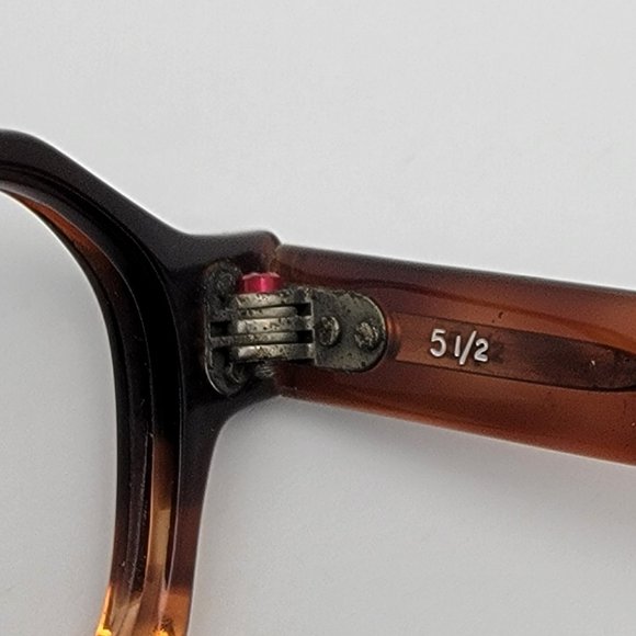 American Optical AO 521 Brown Tortoise Eyeglasses Frame USA 48-17-130 - Picture 8 of 12